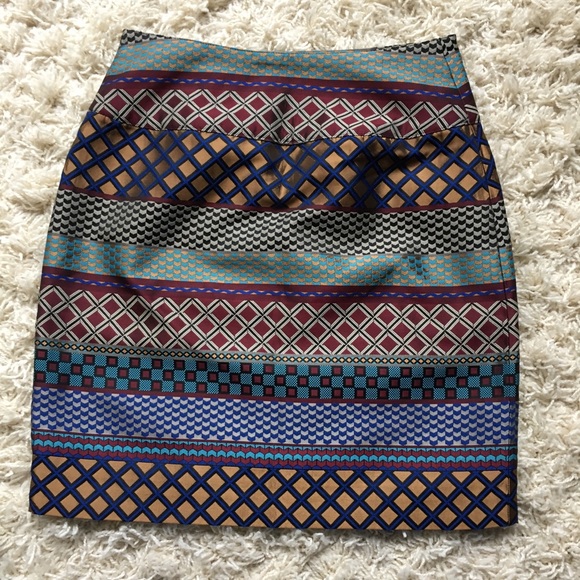 Anthropologie Maeve skirt 0 gorgeous fabric! - Picture 4 of 4